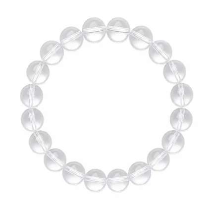 Realm of Clarity | Ultra-Clear Natural Clear Quartz Bracelet